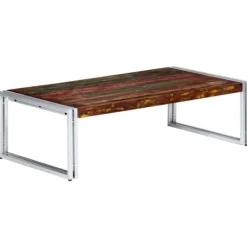 vidaXL Soffbord>Soffbord 120x60x35 cm massivt återvunnet trä