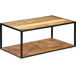 vidaXL Soffbord>Soffbord 90x50x40 cm massivt återvunnet trä