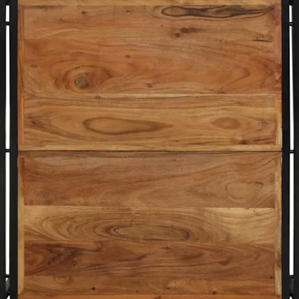 vidaXL Soffbord>Soffbord 80x80x35 cm massivt trä akacia