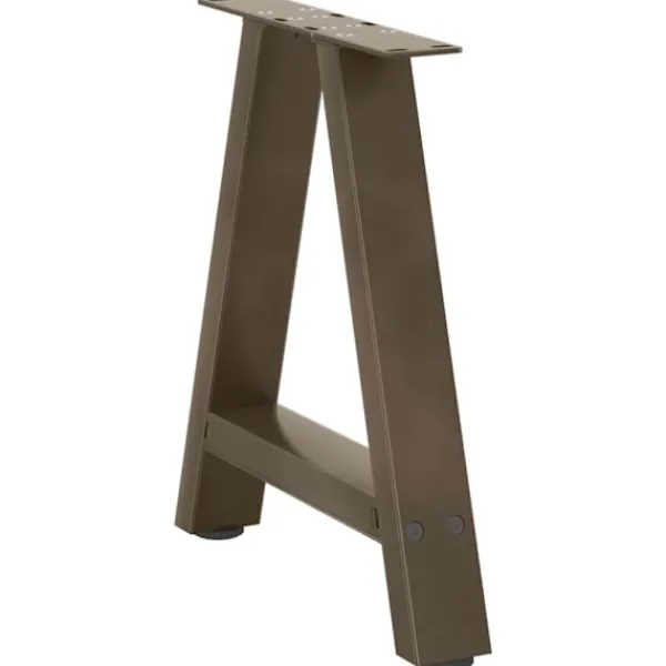 vidaXL Soffbord>Soffbordsben A-formade 2 st 50x(42-43) cm stål