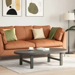 vidaXL Soffbord>Soffbordsben antracit 2 st 60x(30-31) cm stål
