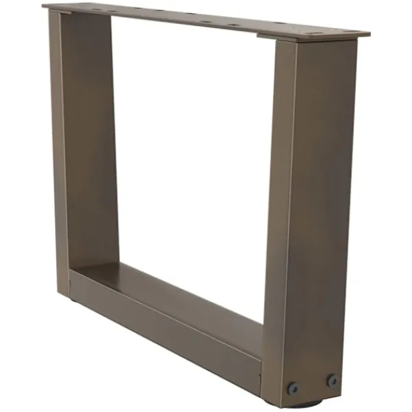 vidaXL Soffbord>Soffbordsben V-formade 2 st naturstål 60x(30-31,3) cm stål