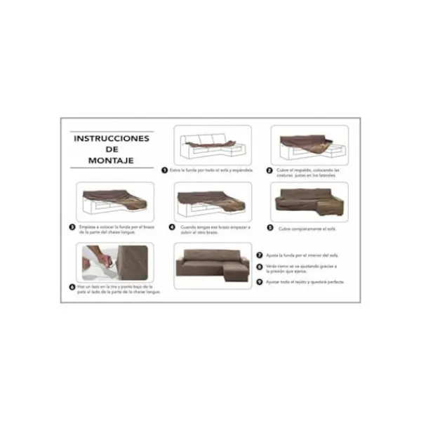 HOSTELINE Soffor>Sofföverdrag - - Svart - 48x29x8,4 cm - En storlek - Enfärgad - 1,31 kg