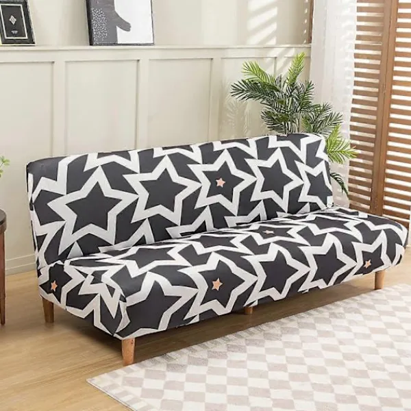 Soffor>Sofföverdrag Armlöst för Bäddsoffa Utan Armstöd, 190-210 cm