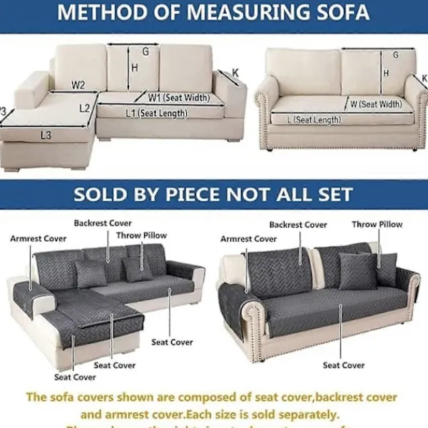 Soffor>Sofföverdrag sammet, mjukt sofföverdrag L-form, halkfritt soffskydd, Mysigt sofföverdrag, hörnsofföverdrag, soffskydd för hundar Beige 70*180cm