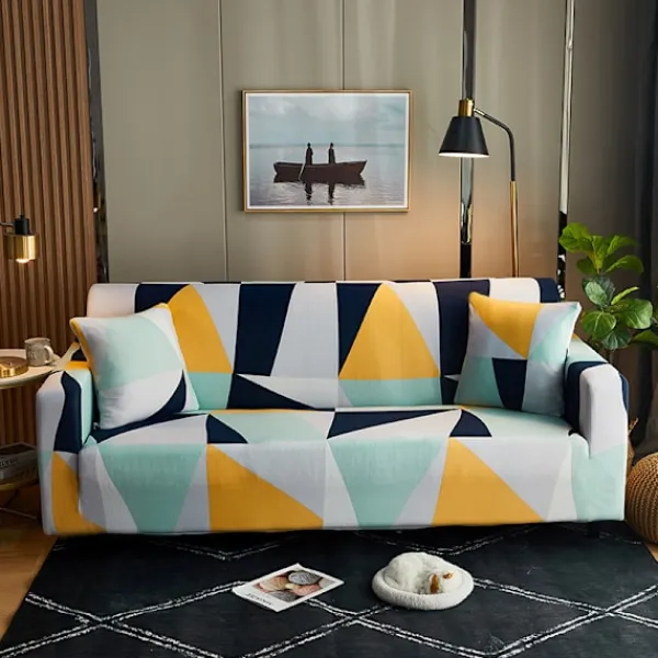 Soffor>Sofföverdrag 2-sits 140-180cm Sofföverdrag med armstöd Modern Uni