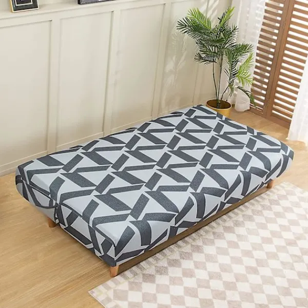 Soffor>Sofföverdrag utan armstöd för hopfällbar bäddsoffa utan armstöd, 115-145 cm