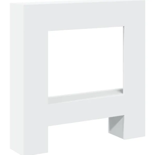 vidaXL Sideboards>Spiselkrans vit 81x18x82 cm konstruerat trä