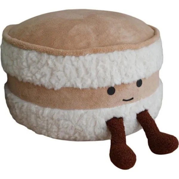 Sittpuffar>Söt bröd pall vardagsrum tatami futon avtagbar fotpall sko pall föräldra-barn homestay dekorativ pall{EE} About 45cm in diameter