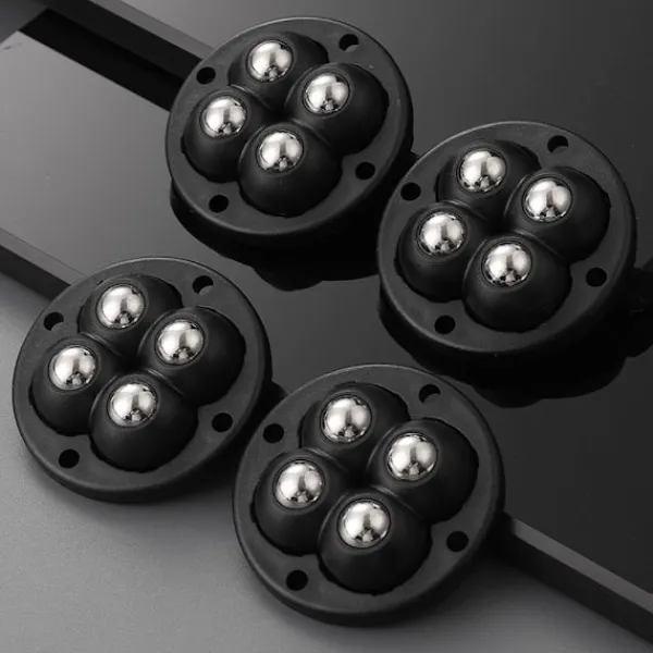 Stolar>4st Möbelhjul Hjul Universal VIT STÅLKUL steel ball-steel ball
