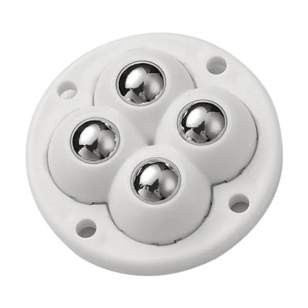 Stolar>4st Möbelhjul Hjul Universal VIT STÅLKUL steel ball-steel ball
