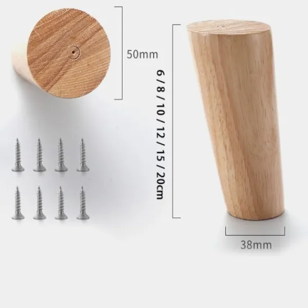 Matbord>4st Träben Bordsben 15CM 15cm