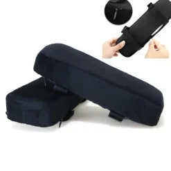 Kontorsmöbler>Stol Armstödskuddar, 2-pack Ergonomiska Kontorsstolar med Högdensitets Memory Foam Armbågskuddar{f2}