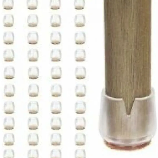 Stolar>Stolbensskydd i silikon, 40 st, 12-16 mm, för möbler/stolar/möbler - Anti-scratch stolskydd - Stolsdyna parkett-skydd, Seuais STOL