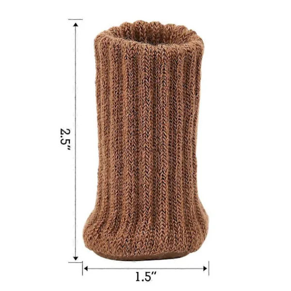 Stolar>Stolbensskydd, Stickade Stolsockor, Hög Elastisk Stickad Möbelsockor, Stolsockor Repskyddande