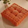 Sittpuffar>Stolsdyna fåtölj sittdyna soffdyna för inomhus och utomhus, fyrkantig, olika färger, tjock stoppning, 38 * 38 cm (vibrerande orange)yux