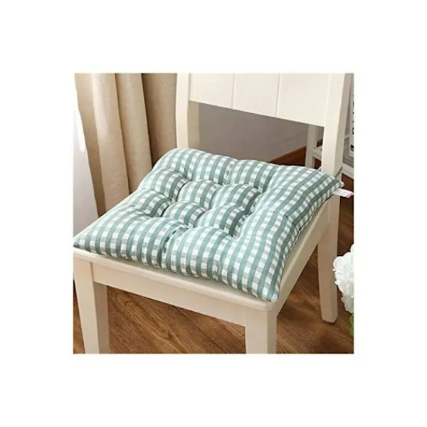 Stolar>Stolsdyna 40x40 cm, Set om 4 dynor (Grön)