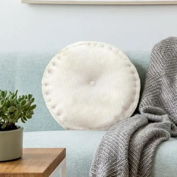 Sittpuffar>Stolsdynor, Sittdynor för Hemmakontor Trädgård Kök och Vardagsrumsdekoration 40cm (Vit)