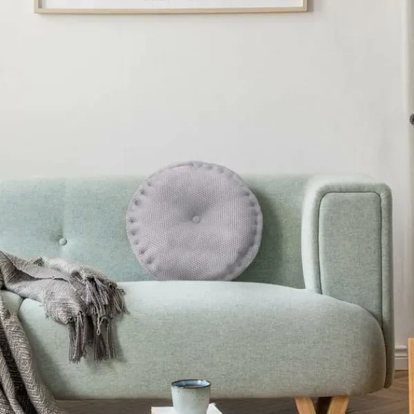 Sittpuffar>Stolsdynor, Sittdynor för Hemmakontor Trädgård Kök och Vardagsrumsdekoration 40cm (Ljusgrå)