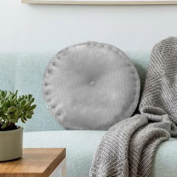 Sittpuffar>Stolsdynor, Sittdynor för Hemmakontor Trädgård Kök och Vardagsrumsdekoration 40cm (Ljusgrå)