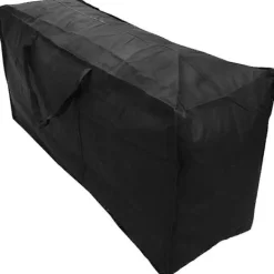 Kistor & Koffertar>Stor bärväska för trädgårdsmöbler, förvaringsväska för dynor, vattentät, svart, 116 x 47 x 51 cm