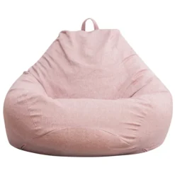 Sittsäckar>Stort sittpufföverdrag enkel design inomhus lat fåtöljöverdrag sofföverdrag för vuxna och barn utan fyllning