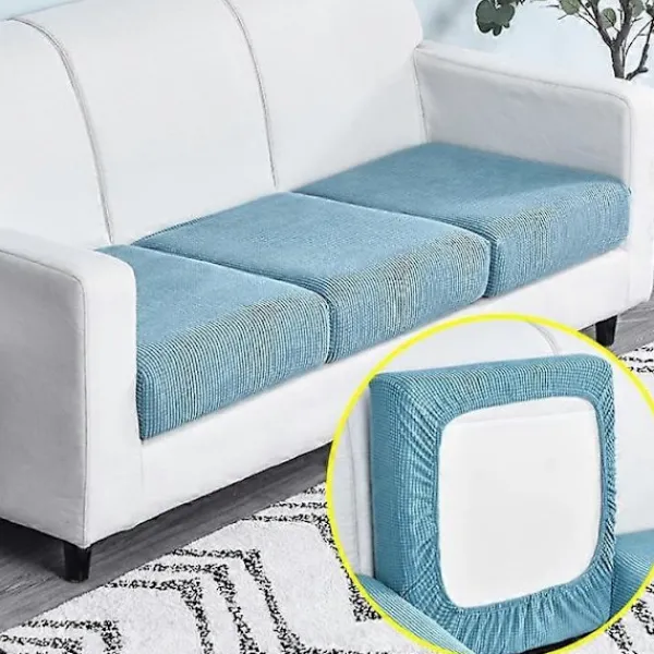 Soffor>Stretch Sittdyna Överdrag Soffdyna Möbelskydd för Soffsits Sofföverdrag Mjuk Flexibilitet med Elastisk Botten Bredd 65-95cm
