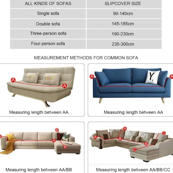 Soffor>Stretch Soffaöverdrag Universal Soffa Skydd Soffaöverdrag med