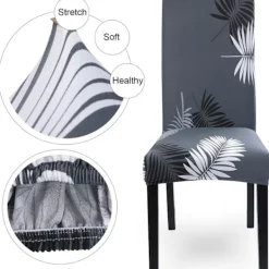 Stolar>Stretch Stolsöverdrag 4-pack Universal Stolsöverdrag Tryckt