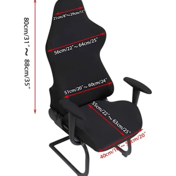 Kontorsmöbler>Stretchbara spelstolsöverdrag - Ergonomiska kontorsdatorspelstolsöverdrag