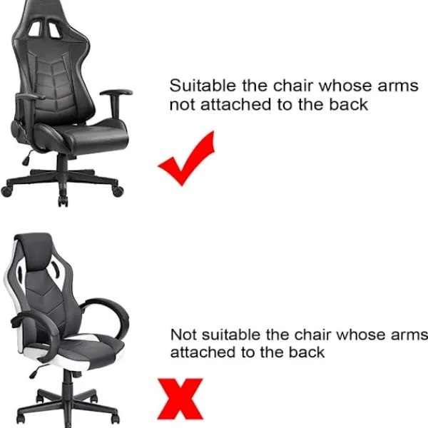 Kontorsmöbler>Stretchbara spelstolsöverdrag - Ergonomiska kontorsdatorspelstolsöverdrag