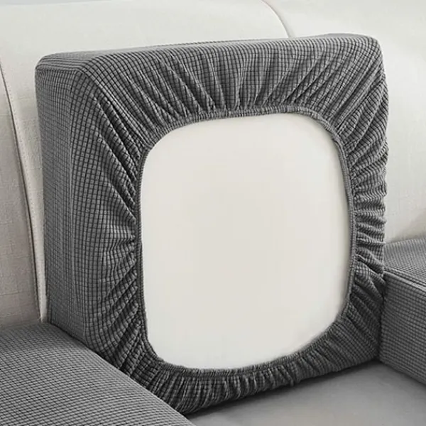 Soffor>Stretchig soffkuddeöverdrag Möbelskydd Överdrag Soffa Säte Överdrag Soffa Överdrag Dammsäker Möbelskydd (Färg: 1, Storlek: S (50-65cm))