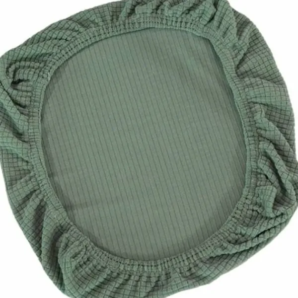 Stolar>Stretch-stolsöverdrag för kontorsstol, snurrstol, stolsöverdrag (grön 38-48 cm × 38-48 cm)