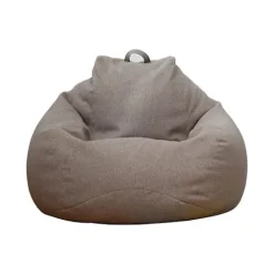 Het rea Sittpuffar>Supererbjudande till lågt pris! Inomhus/Utomhus Vuxen Sittsäck Gaming Stol Extra Stor Sittsäcksöverdrag Brun Brown 500g-Glad