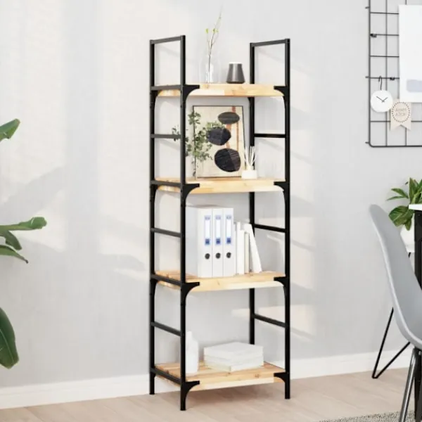 vidaXL Hyllor>Svävande hyllor 2 st 60x30x4 cm obehandlat massivt akaciaträ