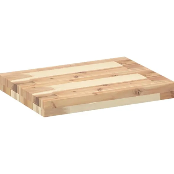 vidaXL Hyllor>Svävande hyllor 2 st 60x30x4 cm obehandlat massivt akaciaträ