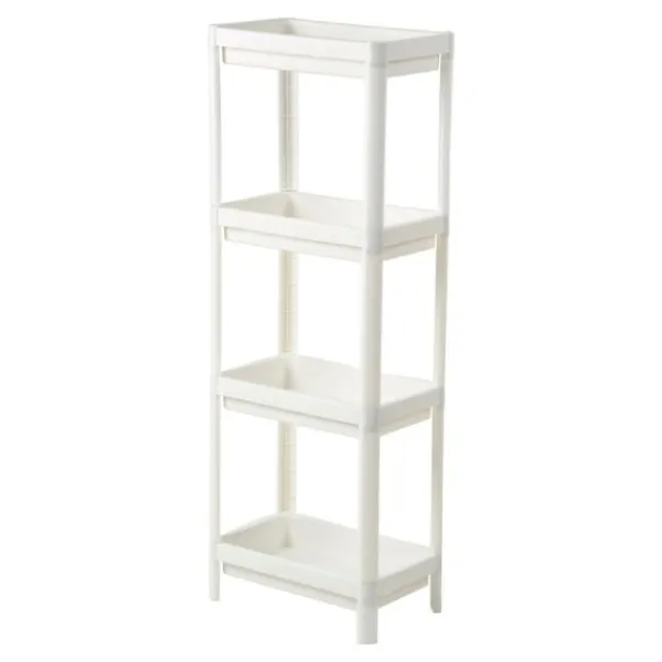 Hyllor>TG Smal Hylla - Badrum - Vit Plast - 100 x 36 x 23 cm Vit