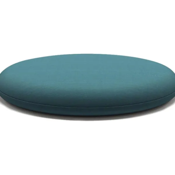 Sittpuffar>Tjock Rund Stolskudde, Avtagbar Trädgårdsstolskudde, Memory Foam Inomhus Utomhus Stolskudde, 30 cm Teal, A