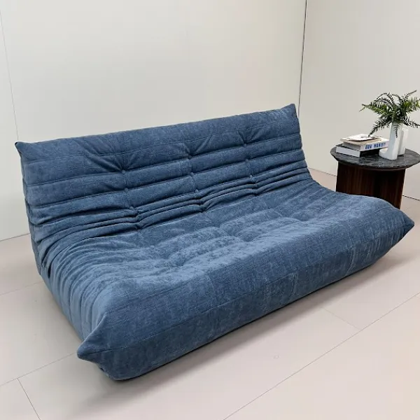 Soffor>Togo Tresitssoffa - - Klar att använda, ergonomisk komfort, dubbla lager skum, premium soft-touch tyg