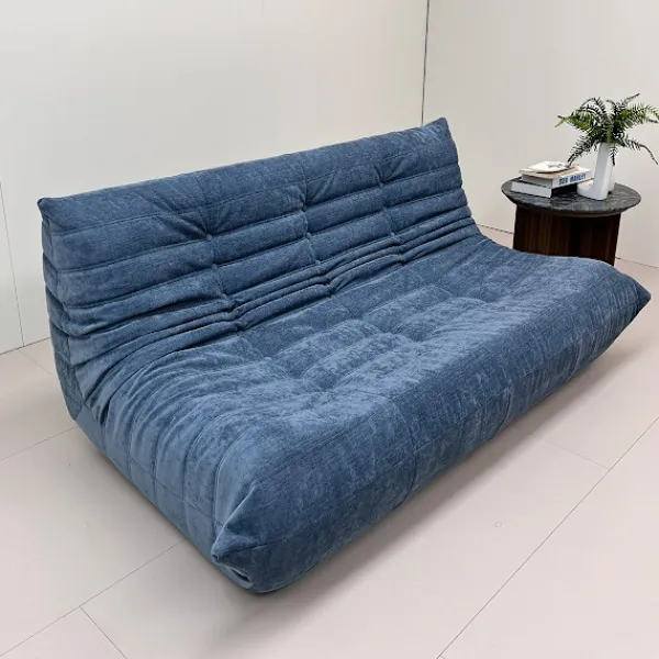 Soffor>Togo Tresitssoffa - - Klar att använda, ergonomisk komfort, dubbla lager skum, premium soft-touch tyg