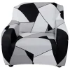 Soffor>Tryckt 1-sits soffaöverdrag superstretchigt tyg 90cm-130cm