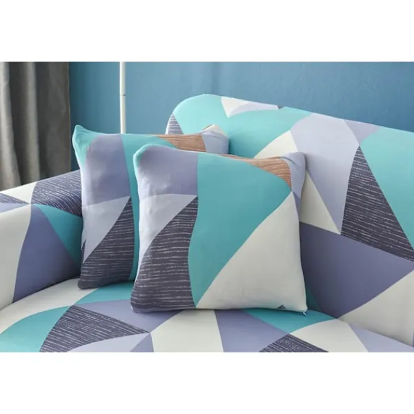 Soffor>Tryckt sofföverdrag stretch sofföverdrag sofföverdrag för 2-sits soffa och loveseat med två gratis örngott 07#(2-sits/Loveseat)