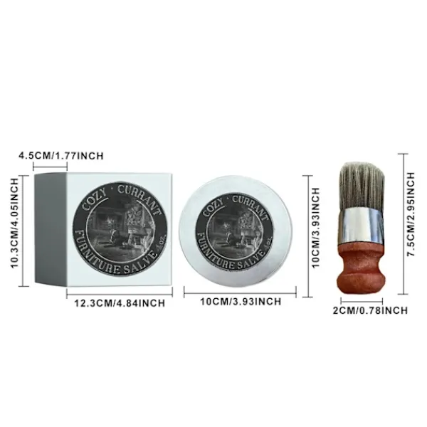 Kistor & Koffertar>Tuff och nötningsbeständig Möbler Salve För Läder Möbler Salve/Leather Salve Med Svin Brist Borste För Hem