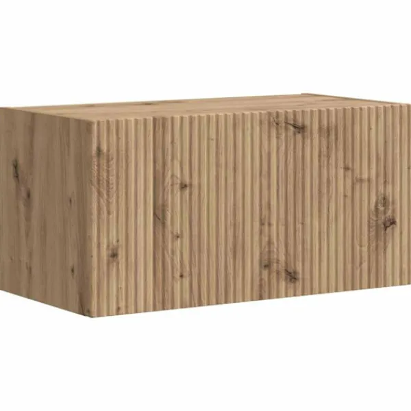 vidaXL Tv-Bänkar>TV Vägghylla Artisan Ek 60 x 31 x 29.5 cm Konstruerat trä