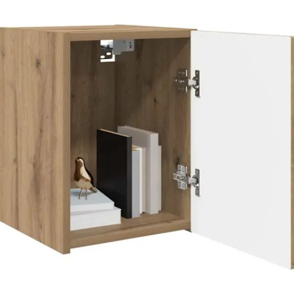 vidaXL Hyllor>TV Vägghylla Artisan Ek 30 x 31 x 40 cm Konstruerat trä