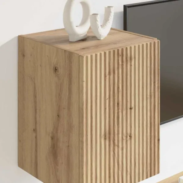 vidaXL Hyllor>TV Vägghylla Artisan Ek 30 x 31 x 40 cm Konstruerat trä