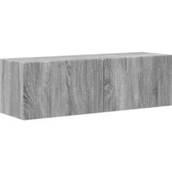 vidaXL Tv-Bänkar>TV Vägghylla Grå Sonoma 60 x 31 x 29.5 cm Konstruerat trä