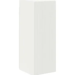 vidaXL Skåp>TV Vägghylla Väggmonterad Vit 30 x 31 x 80 cm Konstruerat trä