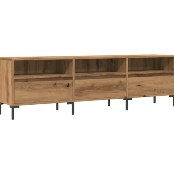 vidaXL Tv-Bänkar>Tv-bänk artisan ek 150x30x44,5 cm konstruerat trä