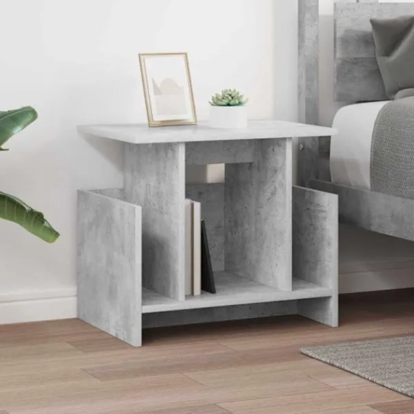 vidaXL Tv-Bänkar>TV-bänk Betonggrå 50 x 35 x 45 cm Konstruerat trä